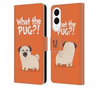 Head Case Designs What Orange Piper The Pug Leather Wallet Case Compatible With Samsung Galaxy S25 Edge
