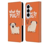Head Case Designs What Orange Piper The Pug Leather Wallet Case Compatible With Samsung Galaxy S26