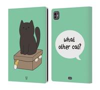 Head Case Designs What Other Cat Ceiling Cat Vs Basement Cat Leather Wallet Case Compatible With Apple iPad Pro 11 M4 2024