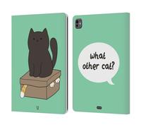 Head Case Designs What Other Cat Ceiling Cat Vs Basement Cat Leather Wallet Case Compatible With Apple iPad Pro 13 M4 2024