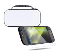 Head Case Designs White Hard Storage Travel Carry Case and Screen Protector Compatible with Nintendo Switch 2