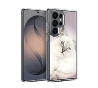 Head Case Designs White Ragdoll Cat Popular Cat Breeds Gel Case [Military Grade Protection] Compatible with Samsung Galaxy S26 Ultra and Compatible with MagSafe