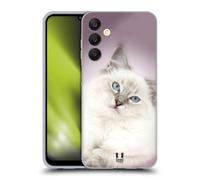 Head Case Designs White Ragdoll Cat Popular Cat Breeds Gel Case [Military Grade Protection] Compatible With Samsung Galaxy A25 5G