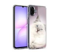 Head Case Designs White Ragdoll Cat Popular Cat Breeds Gel Case [Military Grade Protection] Compatible With Samsung Galaxy A07 4G