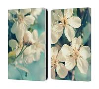 Head Case Designs White Spring Cherry Blossoms Flowers Leather Wallet Case Compatible With Amazon Kindle Paperwhite 6