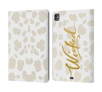 Head Case Designs Wicked Grand As Gold Leather Wallet Case Compatible With Apple iPad Pro 13 M4 2024