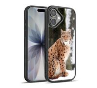 Head Case Designs Wild Lynx In Winter Iconic Fauna Gel Armour Case [Military Grade Protection] Compatible With Apple iPhone 17