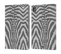 Head Case Designs with Zebra Floral Camo Print Leather Wallet Case Compatible With Apple iPad Pro 11 M4/M5 2024/2025