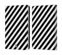 Head Case Designs with Zebra Print Black And White Patterns Leather Wallet Case Compatible With Amazon Kindle Paperwhite 6