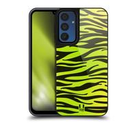 Head Case Designs Yellow Green with Zebra Mad Prints Gel Armour Case [Military Grade Protection] Compatible With Samsung Galaxy A15