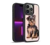 Head Case Designs Yorkshire Terrier Puppy Popular Dog Breeds Gel Armour Case [Military Grade Protection] Compatible With Apple iPhone 14 Pro