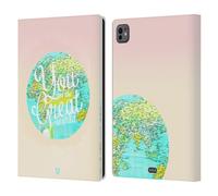 Head Case Designs You And The Great World Wanderlust Statements Leather Wallet Case Compatible With Apple iPad Pro 11 M4 2024