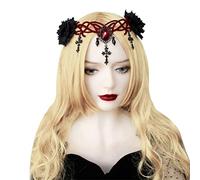 Head Chain Flower Crowns For Women Headband Crowns Forehead Chain Gothics Tiaras Headpiece