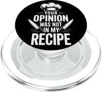 Head Chef Says Your Opinion Was Not In My Recipe PopSockets PopGrip for MagSafe