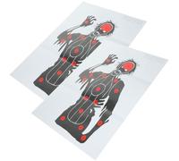 Head Chest Ring Target Paper 2 Sheets 17.7x12.6 Inch Training