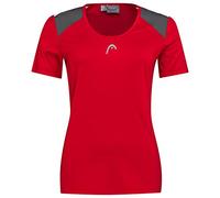HEAD Club 22 Tech T-Shirt, Womens, Red, X-Small