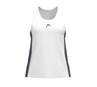 HEAD Club 25 Girls' Tank Top Royal Blue White