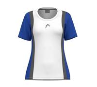 HEAD Club 25 TECH T-Shirt Women Royal Blue White