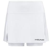 HEAD Unisex Kids Club Basic Girls Skort, White, 9-10 Years UK