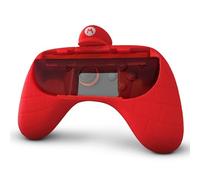 Head Concepts Joy-Con2 Grip for Nintendo Switch 2 - Mario-Inspired Red Controller Holder with Mario Hat Top - Fun Switch Accessories for Solo Joy-Con2 Play - Fits Joy-Con2 Controllers