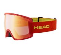 HEAD Contex Ski Goggles Snowboard Goggles - Red/Red - Size: L - Unisex Ski Goggles for Men and Women - UV400 UV Protection Anti-Fog Snowboard Goggles Ski Goggles