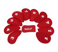 Head Covers For Golf Clubs - 10PCS Golf Head Covers, Multicolor With Ebroidered Club Label | High Foam, Stylish Protective Sports Accessories For Men, Driver Headcover, Fits Most Clubs
