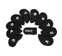 Head Covers For Golf Clubs - 10PCS Golf Head Covers, Multicolor With Ebroidered Club Label | High Foam, Stylish Protective Sports Accessories For Men, Driver Headcover, Fits Most Clubs