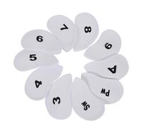Head Covers For Golf Clubs - 10PCS Golf Head Covers, Multicolor With Ebroidered Club Label | High Foam, Stylish Protective Sports Accessories For Men, Driver Headcover, Fits Most Clubs