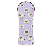 Head Covers for Golf Clubs Cute Magical Sheep on Lavender