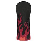 Head Covers for Golf Clubs Flowing Fire Giraffe Red Wood