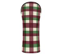 Head Covers for Golf Clubs Headcovers with Number Tag for Driver & Fairway Woods Pro Scottish Tartan Plaid Scotland White Green Red