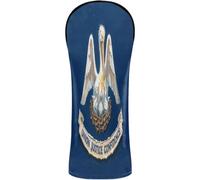 Head Covers for Golf Clubs Premium Leather Headcovers with Interchangeable No. Tags for Driver, Fairway Wood Hybrid Oil Painting Flag Louisiana