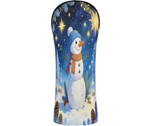 Head Covers for Golf Clubs Premium Leather Waterproof Headcover | with Number Tags for Woods and Driver Hybrid Snow Globes and Pine Cones