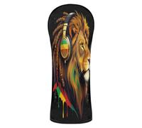 Head Covers for Golf Clubs Reggae Dread Lion Wood