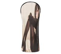 Head Covers for Golf Clubs Waterproof Headcover with Interchangeable No. Tags for Driver Fairway Wood Hybrids Anime Beauty Quiet