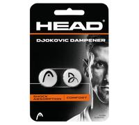 HEAD Unisex_Adult Djokovic Dämpfer Tennis Mute, White, standard size