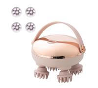 Head Electric Massager - Scalp Comb Device, Waterproof Relaxation Gadget, Portable Massage Tool | Home Spa Shower Travel Men Women, Perfect Daily Care Stress Relief Circulation Comfort Soothing Therap