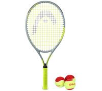 HEAD Extreme Junior Tennis Racket, inc Protective Cover & 3 Tennis Balls (Various Sizes) (19")