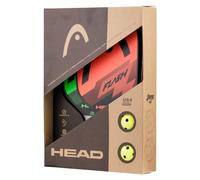 HEAD Flash Pickleball Pack - 2 Approved Paddles, 2 Outdoor Balls, Carry Sack, Red/Green