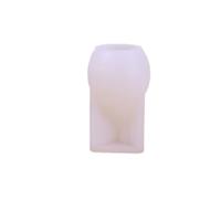 Head for Jewelry Making Easter Eggshell Mould Rabbit Aromatherapy Candle Silicone Mould DIY Gift Cake Baking Decoration Hand for Resin (White, One Size)