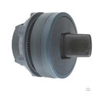 Head for selector switch, Harmony XB5, plastic, black, 22mm, 2 positions, spring