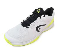 HEAD Unisex Grid Squash Shoe, White Yellow, 7 UK