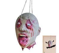 Head Halloween Decorations, Halloween Props, Realistic Body Part Ornament for Horror Maze Escape Room Photo Backdrop Yard Display Theater