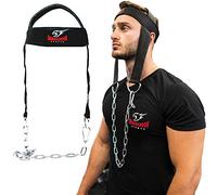Head Harness Neck Strap Training Development Thick Neck Builder Strength Resistance Hat with Chain for Exercise Weighlifting