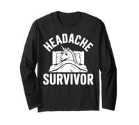 Head Hurts Brave Headache Survivor Long Sleeve T-Shirt
