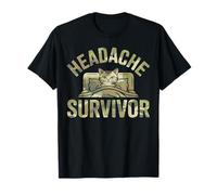Head Hurts Cat Headache Survivor T-Shirt