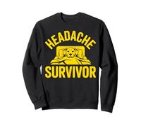 Head Hurts Dog Headache Survivor Sweatshirt