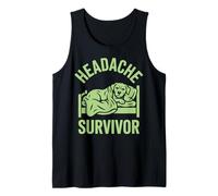 Head Hurts Headache Survivor Funny Tank Top