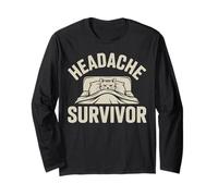 Head Hurts Headache Survivor Long Sleeve T-Shirt