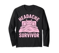 Head Hurts Humor Headache Survivor Long Sleeve T-Shirt